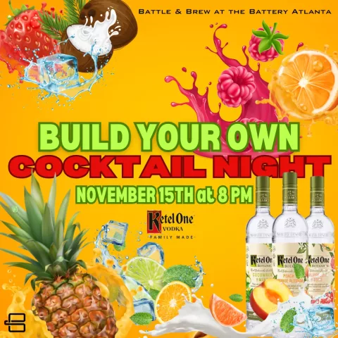 Build Your Own Cocktail Night at Battle & Brew