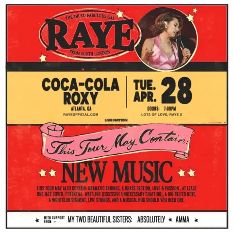 Raye at Coca-Cola Roxy