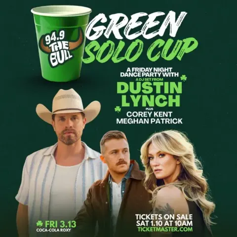 94.9 The Bull’s Green Solo Cup at Coca-Cola Roxy