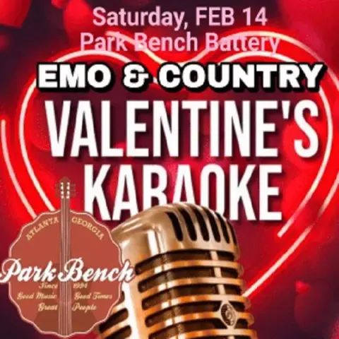Valentine’s Emo and Country Fun at Park Bench
