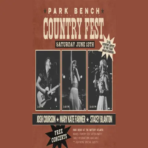 Country Fest Live Music at Park Bench