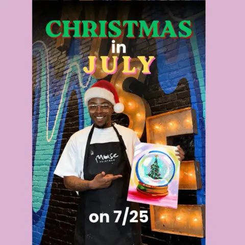 Christmas In July at Muse Paintbar