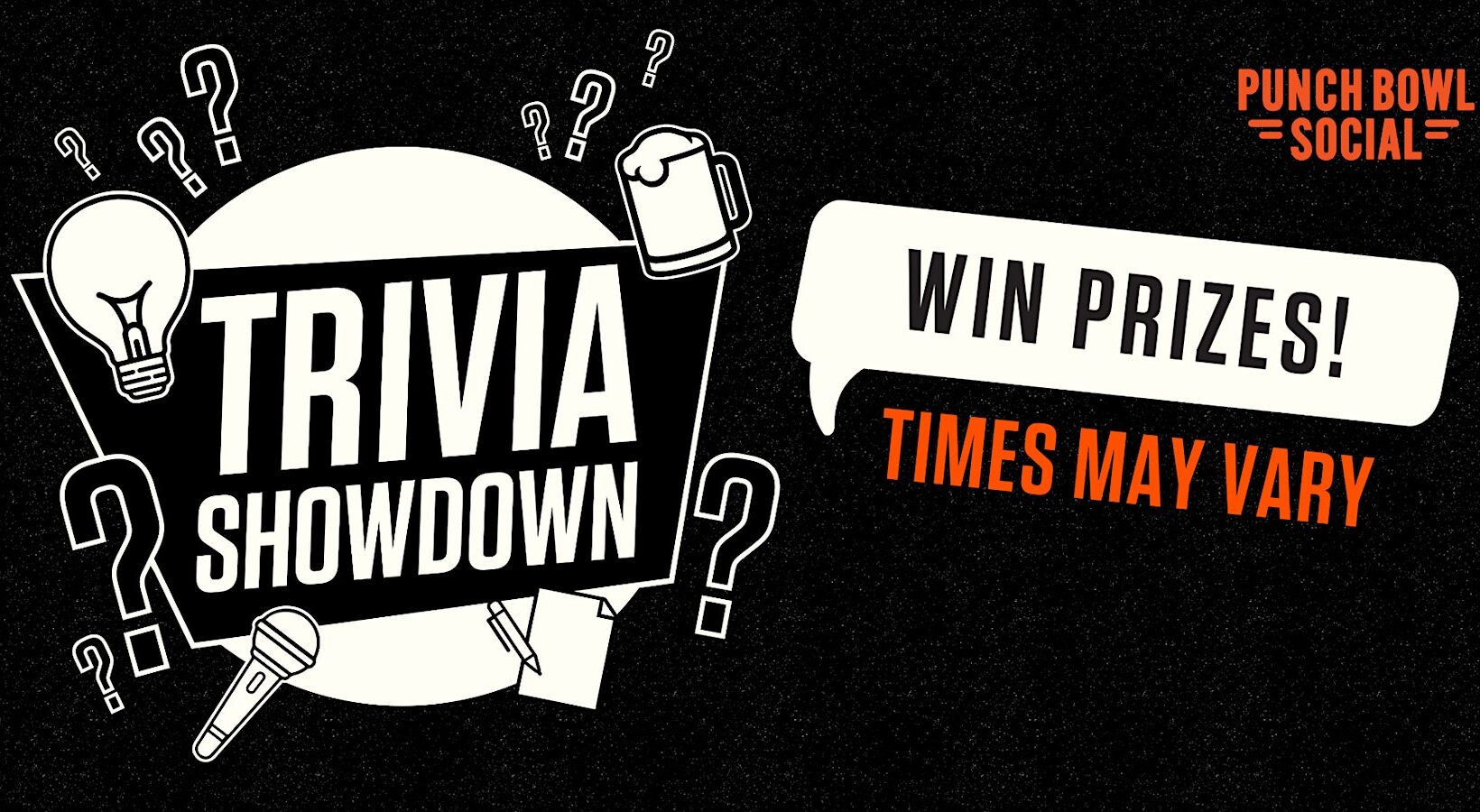 trivia night at punch bowl social
